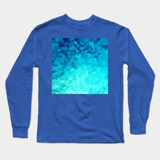 Deep Blue Illumination Abstract Painting Long Sleeve T-Shirt